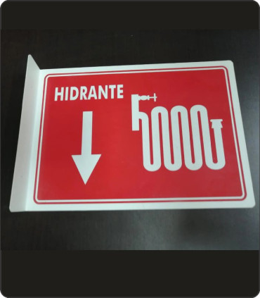 Señaletica tipo Bandera